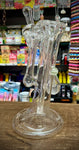 Double Chamber Clear American Bubbler