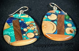 Wooden Handmade Earrings