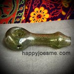 Sparkly Dark Green Handpipe