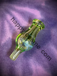 Thick Slime Green Glass Carb Cap