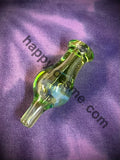 Thick Slime Green Glass Carb Cap