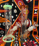 10” Rock Glass Straight Tube Waterpipe