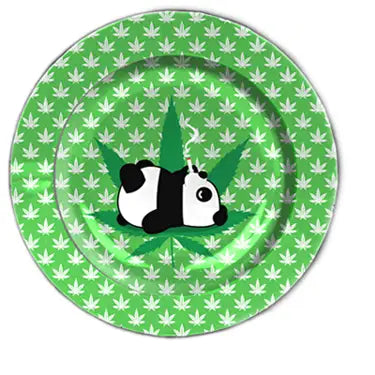 Panda/Leaf Tin Ashtray