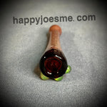 Slim Frit Chillum W/Slime Green Bumps