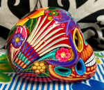 5” Multicolored Birds/Flowers Sugar-skull