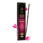 Rose Quartz Crystal Scents Incense Sticks Smudge Kit