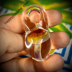 Glass Mushroom Pendant