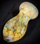 Heavy Silver/Gold Fumed Chillum