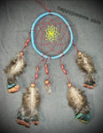 Dreamcatcher-Blue/Red/Yellow-Made in Mexico