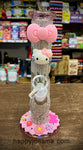 9.5” Sparkly Sanrio Hello Kitty Waterpipe-Pink Bejeweled