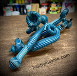 11" Abstract Wig-Wag Dry Pipe