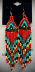 Vintage Seed Bead Handmade Earrings