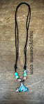 Abalone shell Mermaid Tail Adjustable Necklace