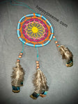 Dreamcatcher-Blue/Orange/Pinks/Yellow-Made in Mexico