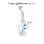 10” Rock Glass Recycler Waterpipe