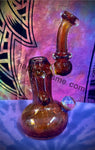 Red Frit Marble Sherlock Bubbler