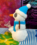 5.5” Silicone Snowman Waterpipe