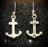Anchor 925 Sterling Silver Earrings