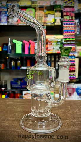 Perk Tech Slightly Bent Neck W/ Fritted Disc Perc