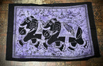 45X27 Purple/Black Assorted Tapestry
