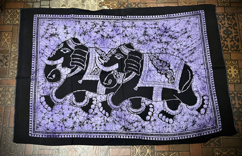 45X27 Purple/Black Assorted Tapestry