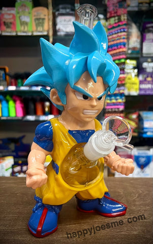 8” Vinyl Goku Waterpipe-Blue