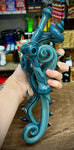 11" Abstract Wig-Wag Dry Pipe