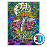 Magic Mushroom Lenticular Poster 15x11.5