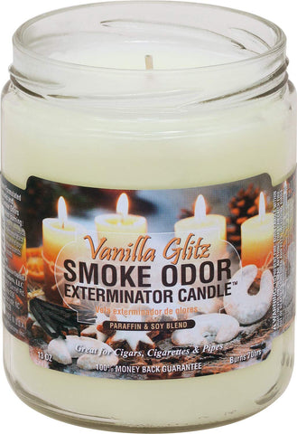 Smoke Odor Eliminator Candle 13oz -Vanilla Glitz