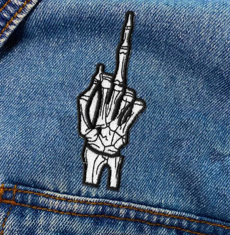 F Off Iron on Patch