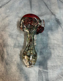 Flat Marbles Ruby Red Handpipe