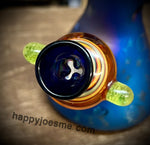 14mm Male Hourglass Multicolor Swirl Slide