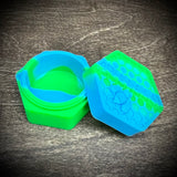 2x2 Silicone Honeycomb w/Bee Dab Container