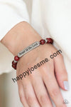 Paparazzi Trust Always Red Urban Bracelet