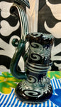 Gray/Black Wig-Wag W/Opal Sherlock Bubbler