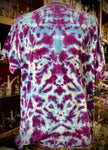 Blue/Magenta Center Mandela On Blue/Magenta Crinkle Size-Adult 2XL