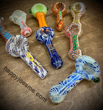 3.5” Rock Glass Assorted Glass Handpipe