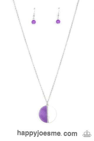 Paparazzi Elegantly Eclipsed Purple Necklace