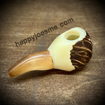 Wood Pipe Hand Carved Horn Tagua (hammerhead shark)
