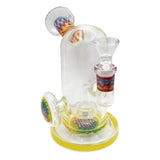6″ Wig Wag Reverse Art Shower Perk Waterpipe