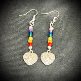 925 Silver Rainbow Earrings