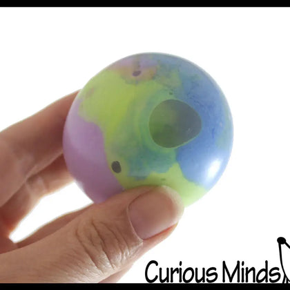 Tri Color 2.5" Doh Filled Squish Stress Squishy Ball