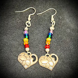 925 Silver Rainbow Earrings