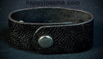 Faux Leather Sparkly Bracelet