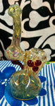 Heavy Fume Frit W/Slight Color Sherlock Bubbler