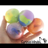Tri Color 2.5" Doh Filled Squish Stress Squishy Ball