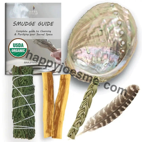 Soul Sticks - Smudging Starter Kit w/ Guide: Cedar Sage