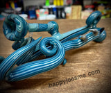 11" Abstract Wig-Wag Dry Pipe