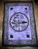 45X27 Purple/Black Assorted Tapestry