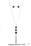 Paparazzi Glow Me Up Money Purple Necklace